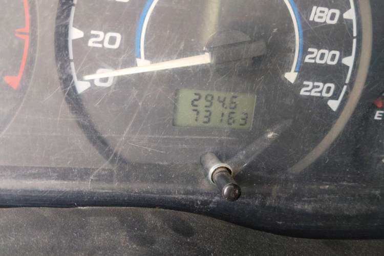 Used JMC Transit  Odometer Close Up