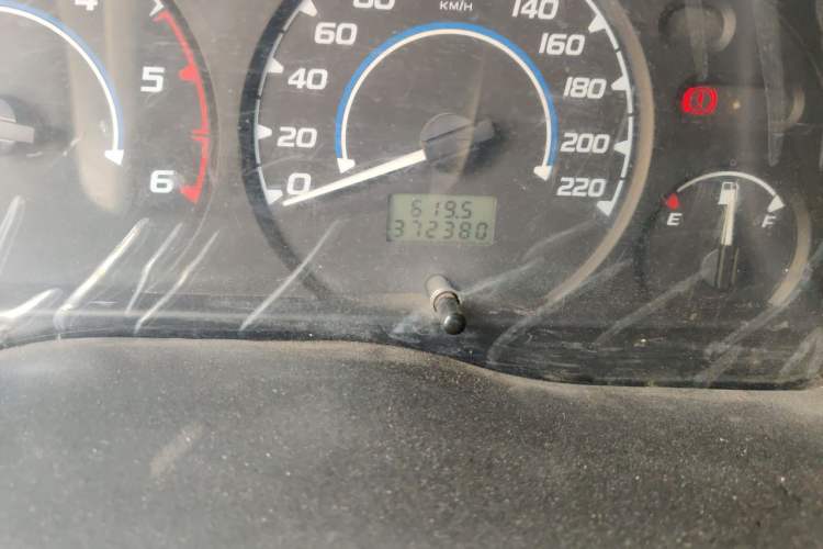 Used JMC Transit  Odometer Close Up