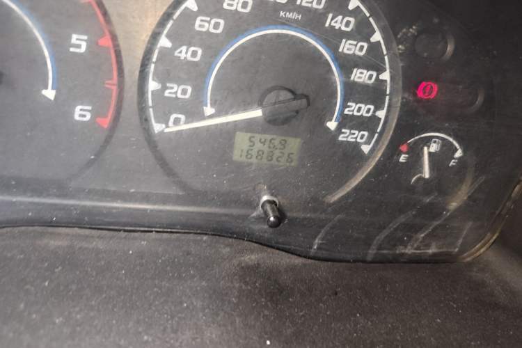 Used JMC Transit  Odometer Close Up