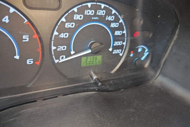 Used JMC Transit  Odometer Close Up