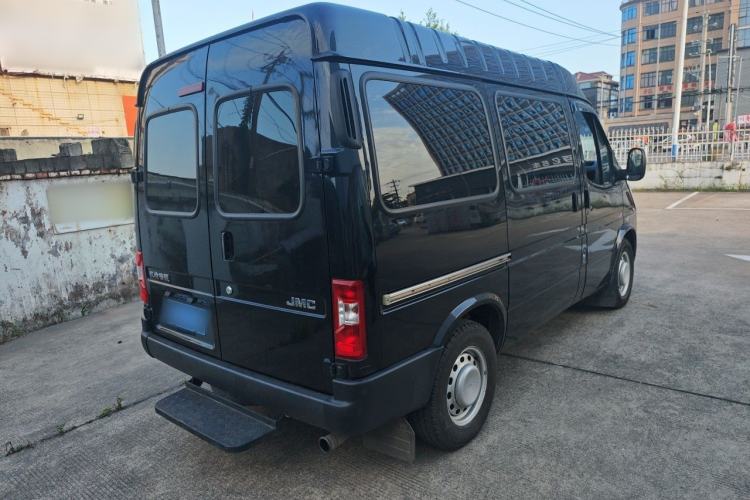 Used JMC Transit 2019 2.8T Commercial Version Short Wheelbase Mid-Roof 6-Seater China VI JX493 Rear Right 45 Deg