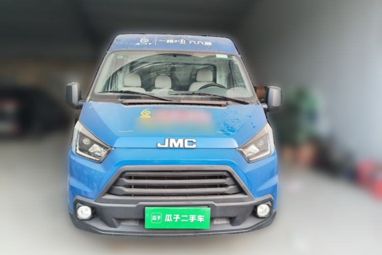 Used JMC Transit 2019 2.8T Commercial Version Short Wheelbase Mid-Roof 3-Seater China VI Standard JX493 Front