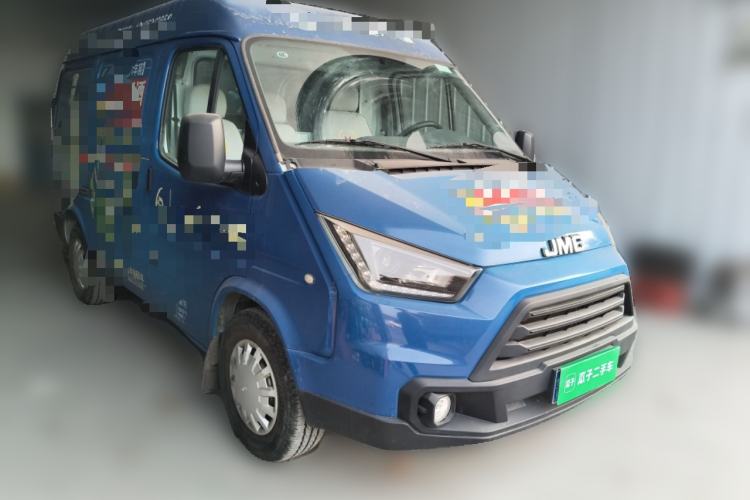 Used JMC Transit 2019 2.8T Commercial Version Short Wheelbase Mid-Roof 3-Seater China VI Standard JX493 Front Right 45 Deg