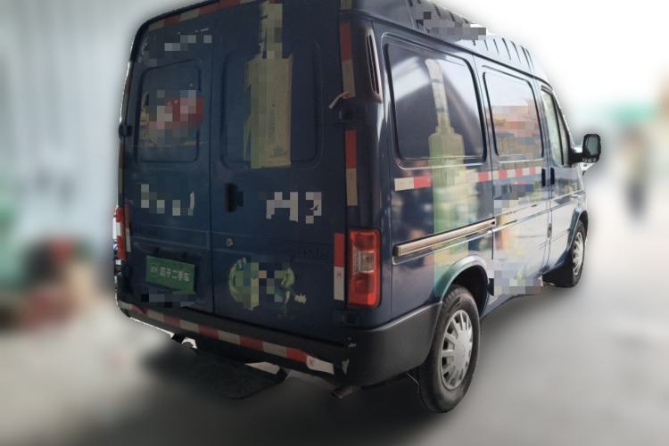 Used JMC Transit 2019 2.8T Commercial Version Short Wheelbase Mid-Roof 3-Seater China VI Standard JX493 Rear Right 45 Deg