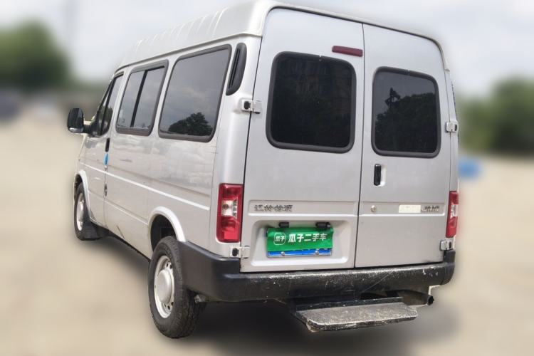 Used JMC Transit 2019 2.8T Commercial Version Short Wheelbase Mid-Roof 6-Seater China VI JX493 Rear Left 45 Deg
