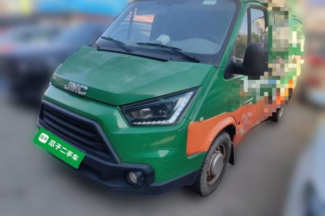 Used JMC Transit 2019 2.8T Commercial Version Short Wheelbase Mid-Roof 3-Seater China VI Standard JX493