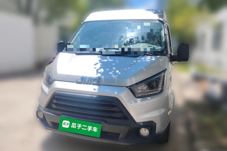 Used JMC Transit 2019 2.8T Commercial Version Short Wheelbase Mid-Roof 6-Seater China VI JX493 Front