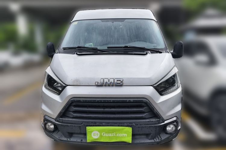 Used JMC Transit 2019 2.8T Commercial Version Long Wheelbase Mid-Roof 6-Seater Rear Single Tire China VI Emission Standard – JX493 Front