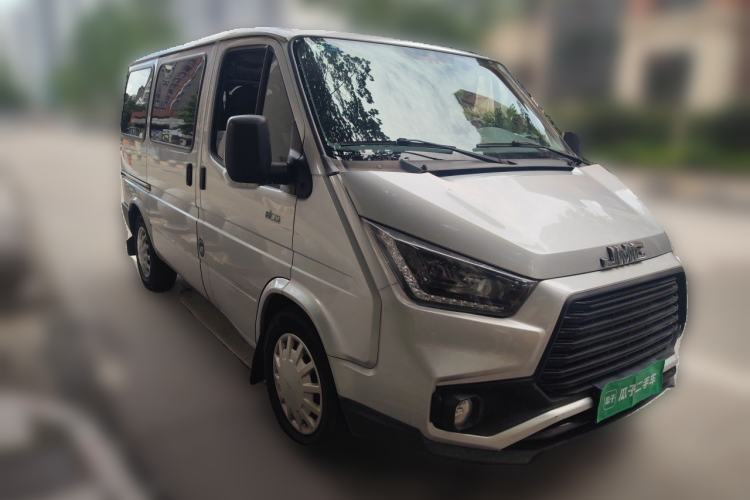 Used JMC Transit 2019 2.8T Commercial Version Short Wheelbase Low Roof 6-Seater China VI Emission Standard JX493 Front Right 45 Deg