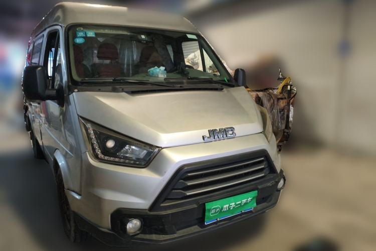 Used JMC Transit 2019 2.8T Commercial Version Short Wheelbase Mid-Roof 6-Seater China VI JX493 Front Right 45 Deg