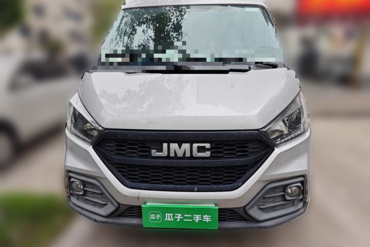 Used JMC Transit 2019 2.8T Commercial Version Long Wheelbase Mid-Roof 6-Seater Rear Single Tire China VI Emission Standard – JX493 Front