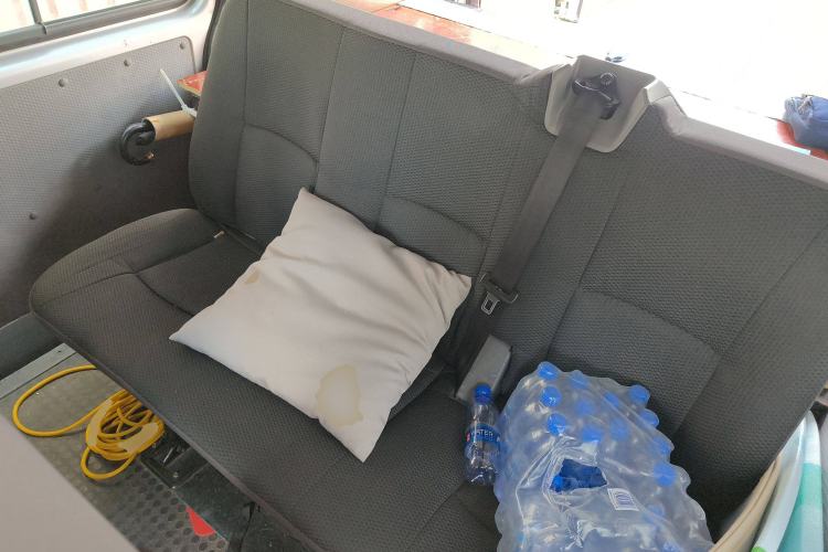 Used JMC Transit 2019 2.8T Commercial Version Short Wheelbase Mid-Roof 6-Seater China VI JX493 Left Rear Seat