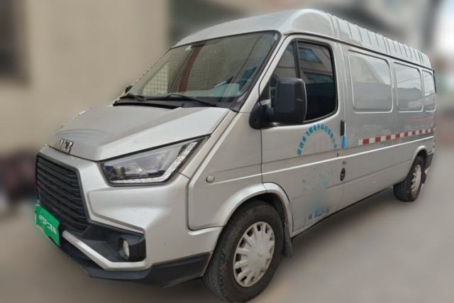 Used JMC Transit 2019 2.8T Commercial Version Long Wheelbase Mid-Roof 3-Seater Rear Single Tire China VI Emission Standard – JX493