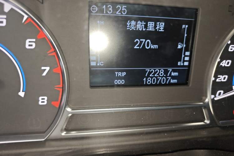 Used JMC Transit 2019 2.8T Commercial Version Long Wheelbase Mid-Roof 3-Seater Rear Single Tire China VI Emission Standard – JX493 Odometer Close Up