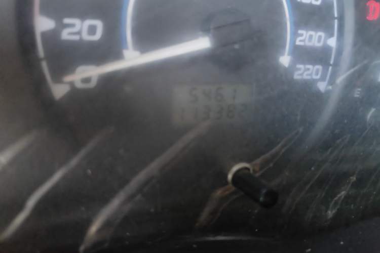 Used JMC Transit  Odometer Close Up