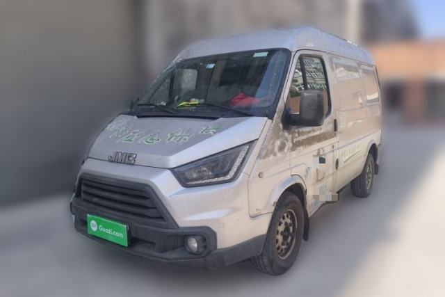 Used JMC Transit 2019 2.8T Commercial Version Short Wheelbase Mid-Roof 3-Seater China VI Standard JX493