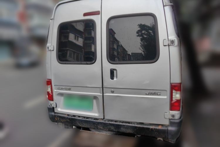 Used JMC Transit 2019 2.8T Commercial Version Long Wheelbase Mid-Roof 6-Seater Rear Single Tire China VI Emission Standard – JX493 Rear