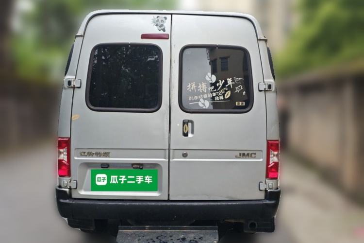 Used JMC Transit 2019 2.8T Commercial Version Long Wheelbase Mid-Roof 6-Seater Rear Single Tire China VI Emission Standard – JX493 Rear