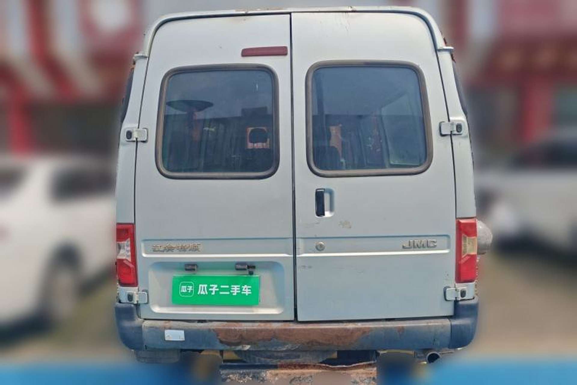 Used JMC Transit 2019 2.8T Commercial Version Long Wheelbase Mid-Roof 7-Seater Rear Single Tire China VI Emission Standard – JX493 Rear