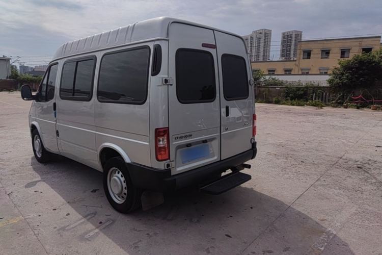 Used JMC Transit 2019 2.8T Commercial Version Short Wheelbase Mid-Roof 6-Seater China VI JX493 Rear Left 45 Deg
