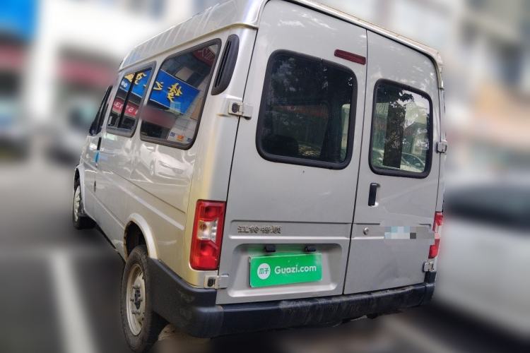 Used JMC Transit 2019 2.8T Commercial Version Short Wheelbase Mid-Roof 6-Seater China VI JX493 Rear Left 45 Deg