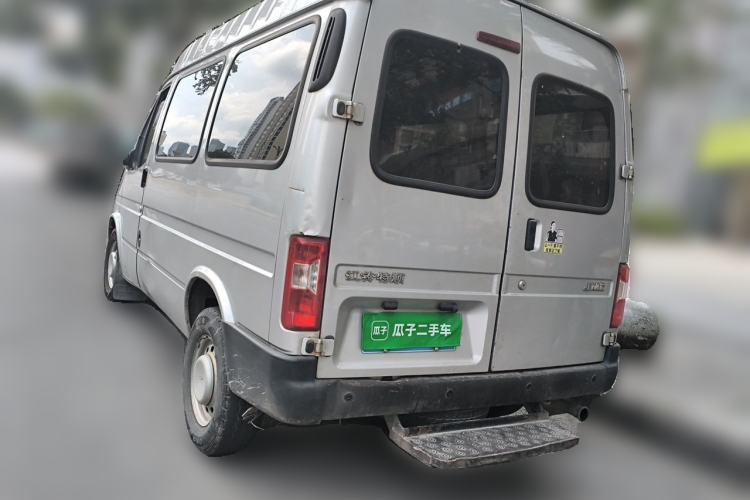 Used JMC Transit 2019 2.8T Commercial Version Short Wheelbase Mid-Roof 6-Seater China VI JX493 Rear Left 45 Deg