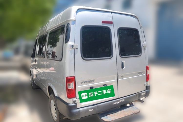 Used JMC Transit 2019 2.8T Commercial Version Short Wheelbase Mid-Roof 6-Seater China VI JX493 Rear Left 45 Deg
