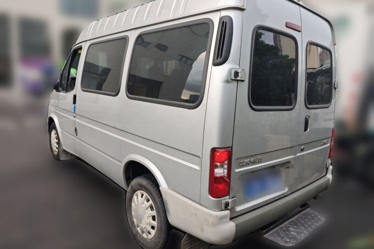 Used JMC Transit 2019 2.8T Commercial Version Short Wheelbase Mid-Roof 6-Seater China VI JX493 Rear Left 45 Deg