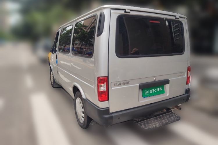 Used JMC Transit 2019 2.8T Commercial Version Short Wheelbase Low Roof 6-Seater China VI Emission Standard JX493 Rear Left 45 Deg