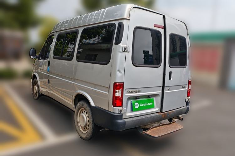 Used JMC Transit 2019 2.8T Commercial Version Short Wheelbase Mid-Roof 6-Seater China VI JX493 Rear Left 45 Deg
