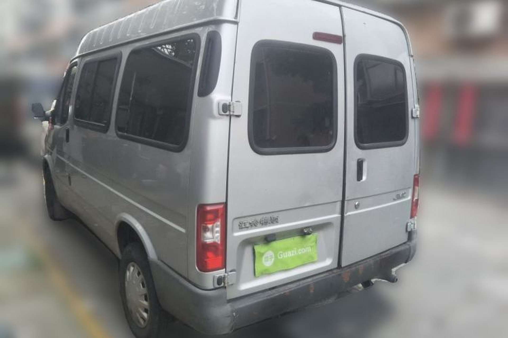 Used JMC Transit 2019 2.8T Commercial Version Short Wheelbase Mid-Roof 6-Seater China VI JX493 Rear Left 45 Deg