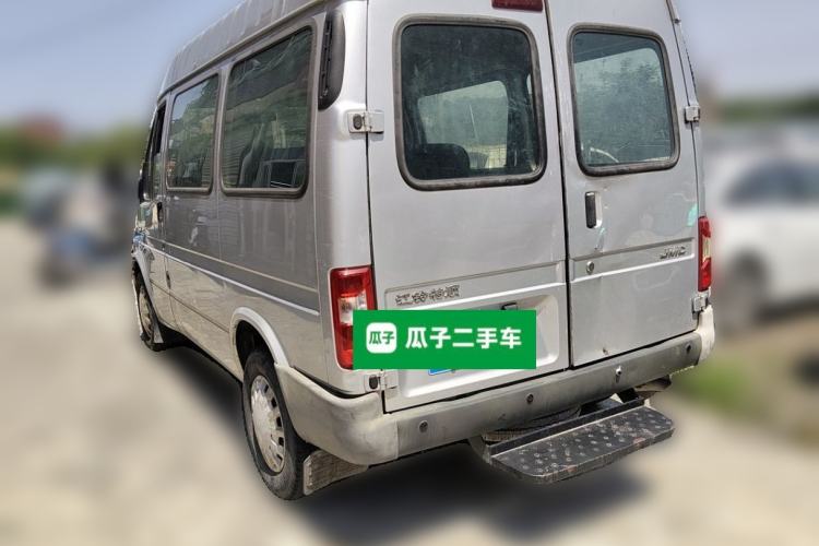 Used JMC Transit 2019 2.8T Commercial Version Short Wheelbase Mid-Roof 6-Seater China VI JX493 Rear Left 45 Deg