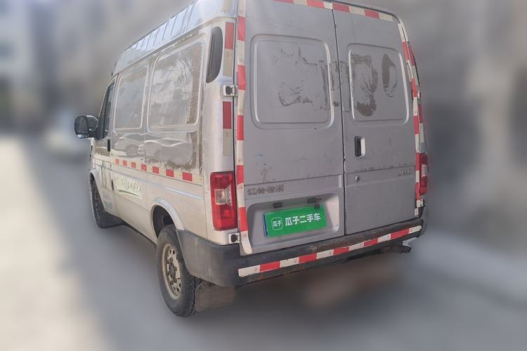 Used JMC Transit 2019 2.8T Commercial Version Short Wheelbase Mid-Roof 3-Seater China VI Standard JX493 Rear Left 45 Deg