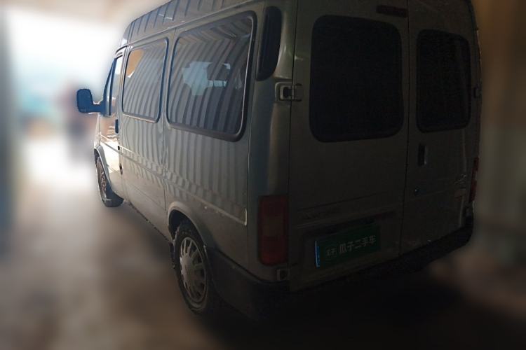 Used JMC Transit 2019 2.8T Commercial Version Short Wheelbase Mid-Roof 6-Seater China VI JX493 Rear Left 45 Deg