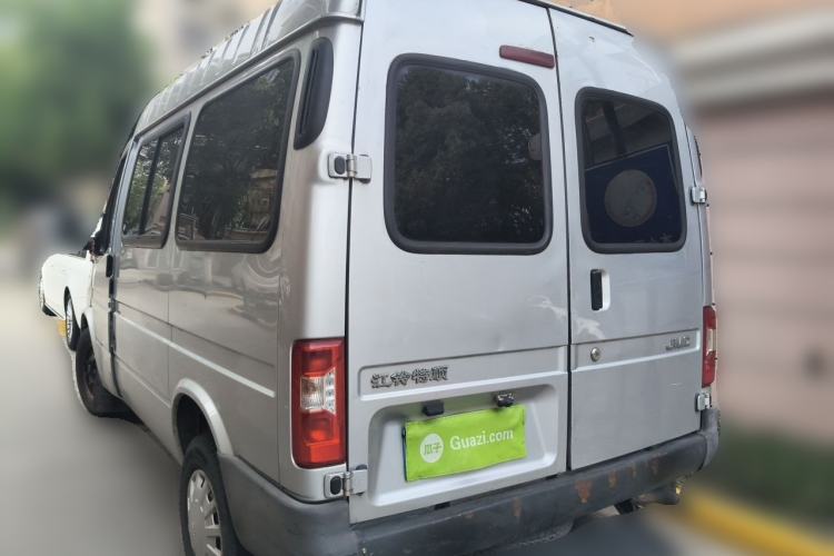 Used JMC Transit 2019 2.8T Commercial Version Short Wheelbase Mid-Roof 6-Seater China VI JX493 Rear Left 45 Deg