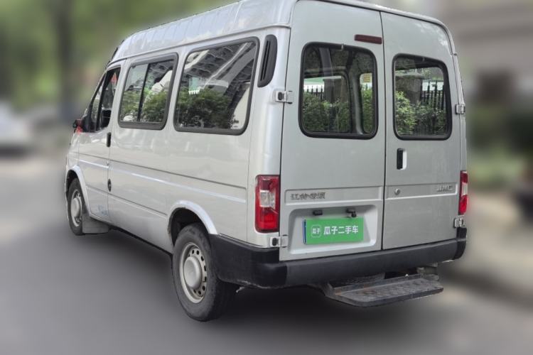 Used JMC Transit 2019 2.8T Commercial Version Short Wheelbase Mid-Roof 6-Seater China VI JX493 Rear Left 45 Deg