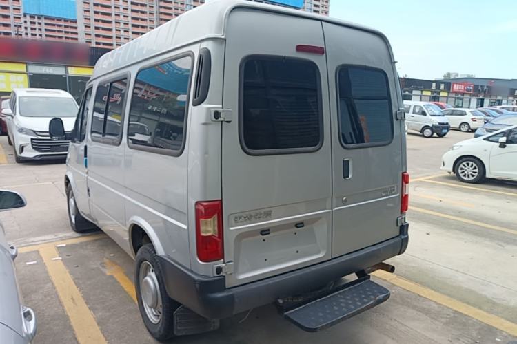 Used JMC Transit 2019 2.8T Commercial Version Short Wheelbase Mid-Roof 6-Seater China VI JX493 Rear Left 45 Deg