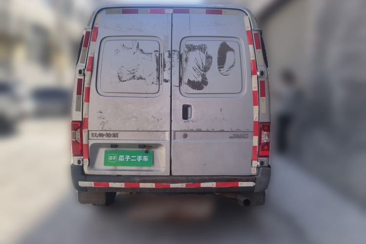 Used JMC Transit 2019 2.8T Commercial Version Short Wheelbase Mid-Roof 3-Seater China VI Standard JX493 Rear