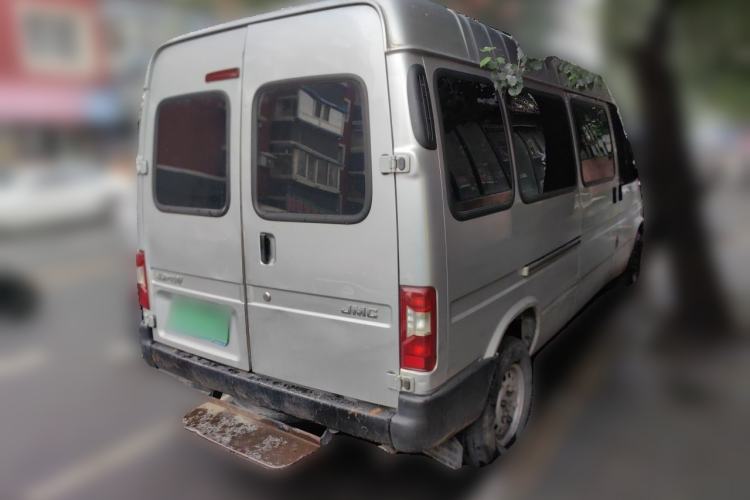 Used JMC Transit 2019 2.8T Commercial Version Long Wheelbase Mid-Roof 6-Seater Rear Single Tire China VI Emission Standard – JX493 Rear Right 45 Deg