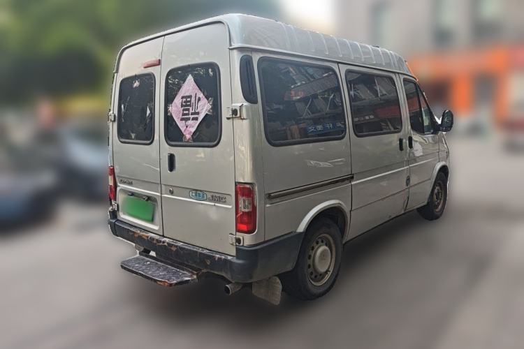 Used JMC Transit 2019 2.8T Commercial Version Short Wheelbase Mid-Roof 6-Seater China VI JX493 Rear Right 45 Deg