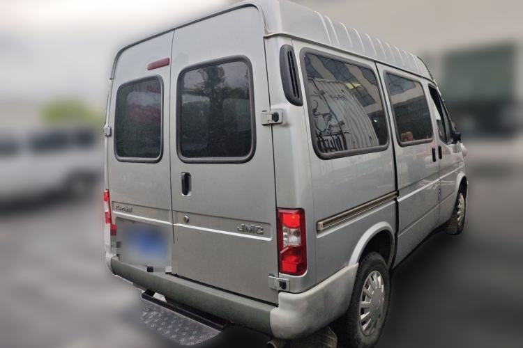 Used JMC Transit 2019 2.8T Commercial Version Short Wheelbase Mid-Roof 6-Seater China VI JX493 Rear Right 45 Deg