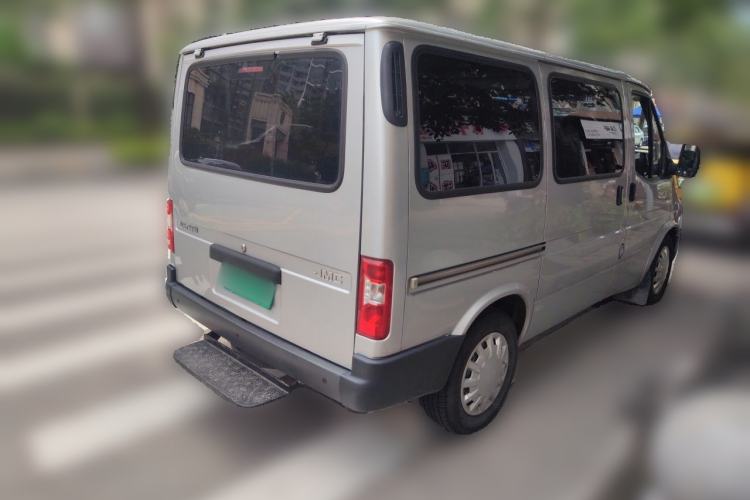 Used JMC Transit 2019 2.8T Commercial Version Short Wheelbase Low Roof 6-Seater China VI Emission Standard JX493 Rear Right 45 Deg