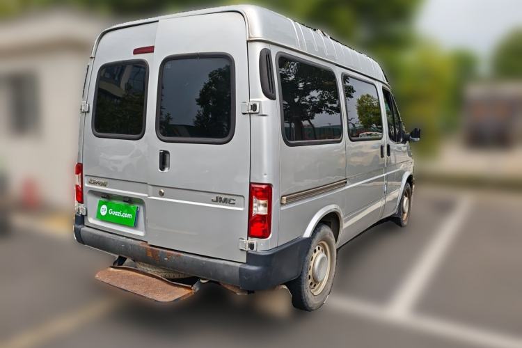 Used JMC Transit 2019 2.8T Commercial Version Short Wheelbase Mid-Roof 6-Seater China VI JX493 Rear Right 45 Deg