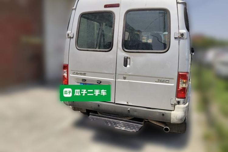 Used JMC Transit 2019 2.8T Commercial Version Short Wheelbase Mid-Roof 6-Seater China VI JX493 Rear Right 45 Deg