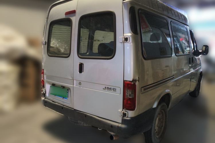 Used JMC Transit 2019 2.8T Commercial Version Short Wheelbase Mid-Roof 6-Seater China VI JX493 Rear Right 45 Deg