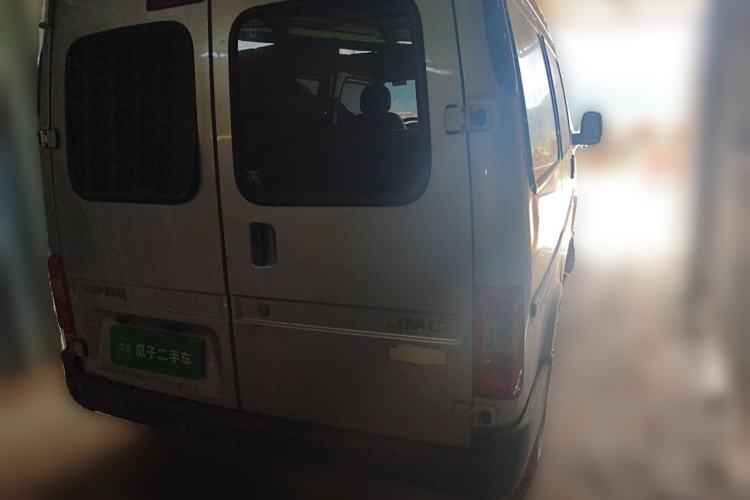 Used JMC Transit 2019 2.8T Commercial Version Short Wheelbase Mid-Roof 6-Seater China VI JX493 Rear Right 45 Deg