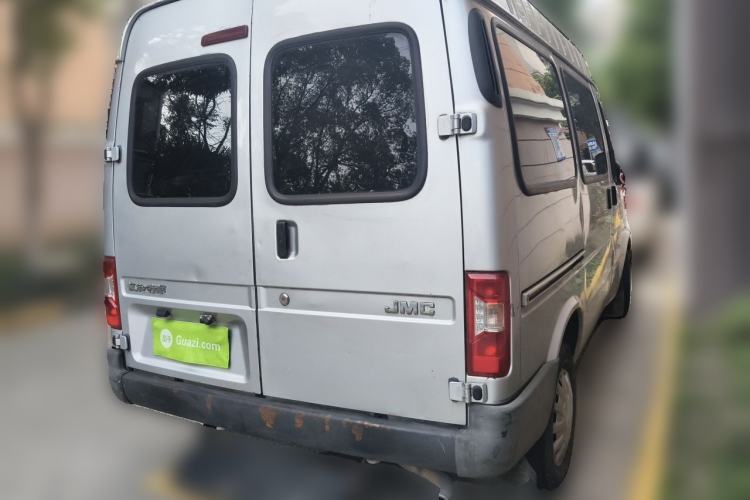 Used JMC Transit 2019 2.8T Commercial Version Short Wheelbase Mid-Roof 6-Seater China VI JX493 Rear Right 45 Deg