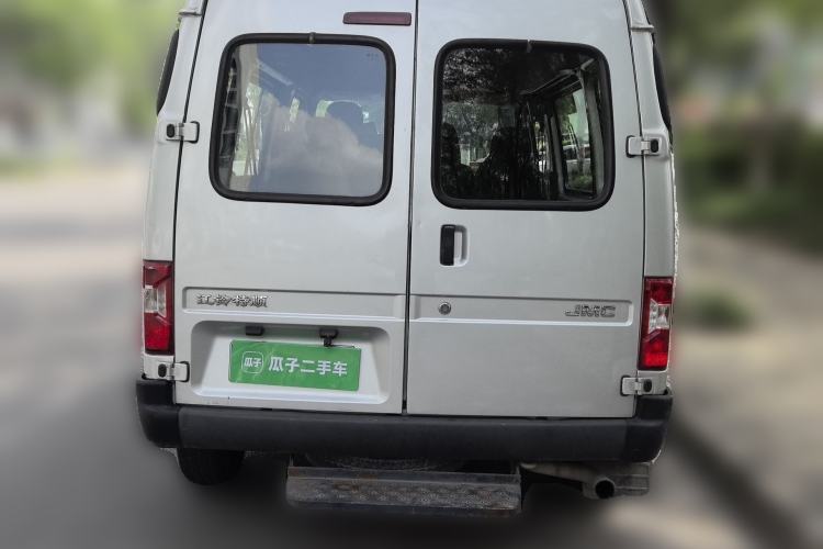 Used JMC Transit 2019 2.8T Commercial Version Short Wheelbase Mid-Roof 6-Seater China VI JX493 Rear