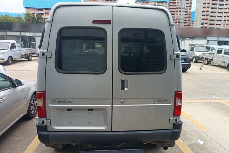 Used JMC Transit 2019 2.8T Commercial Version Short Wheelbase Mid-Roof 6-Seater China VI JX493 Rear