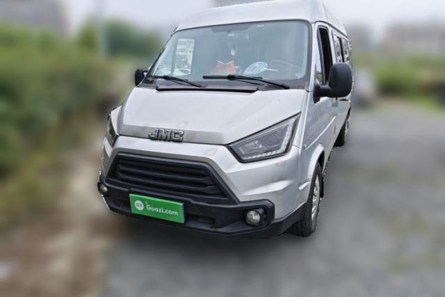 Used JMC Transit 2019 2.8T Commercial Version Long Wheelbase Mid-Roof 6-Seater Rear Single Tire China VI Emission Standard – JX493